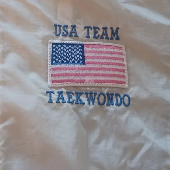 Puma Team USA Taekwondo Jacket with Flag Patch - Picture 3 of 4